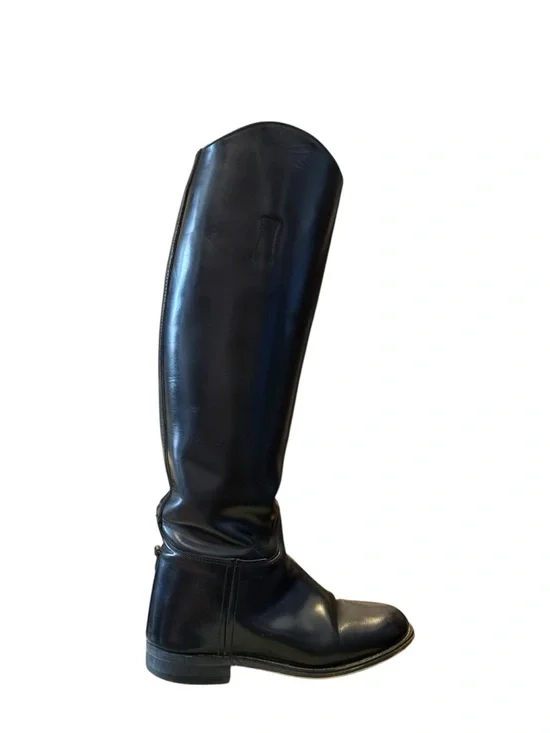 Northampton Made In England Tall Leather Riding Boots Size 5.5 Black Equestrian - Picture 3 of 10